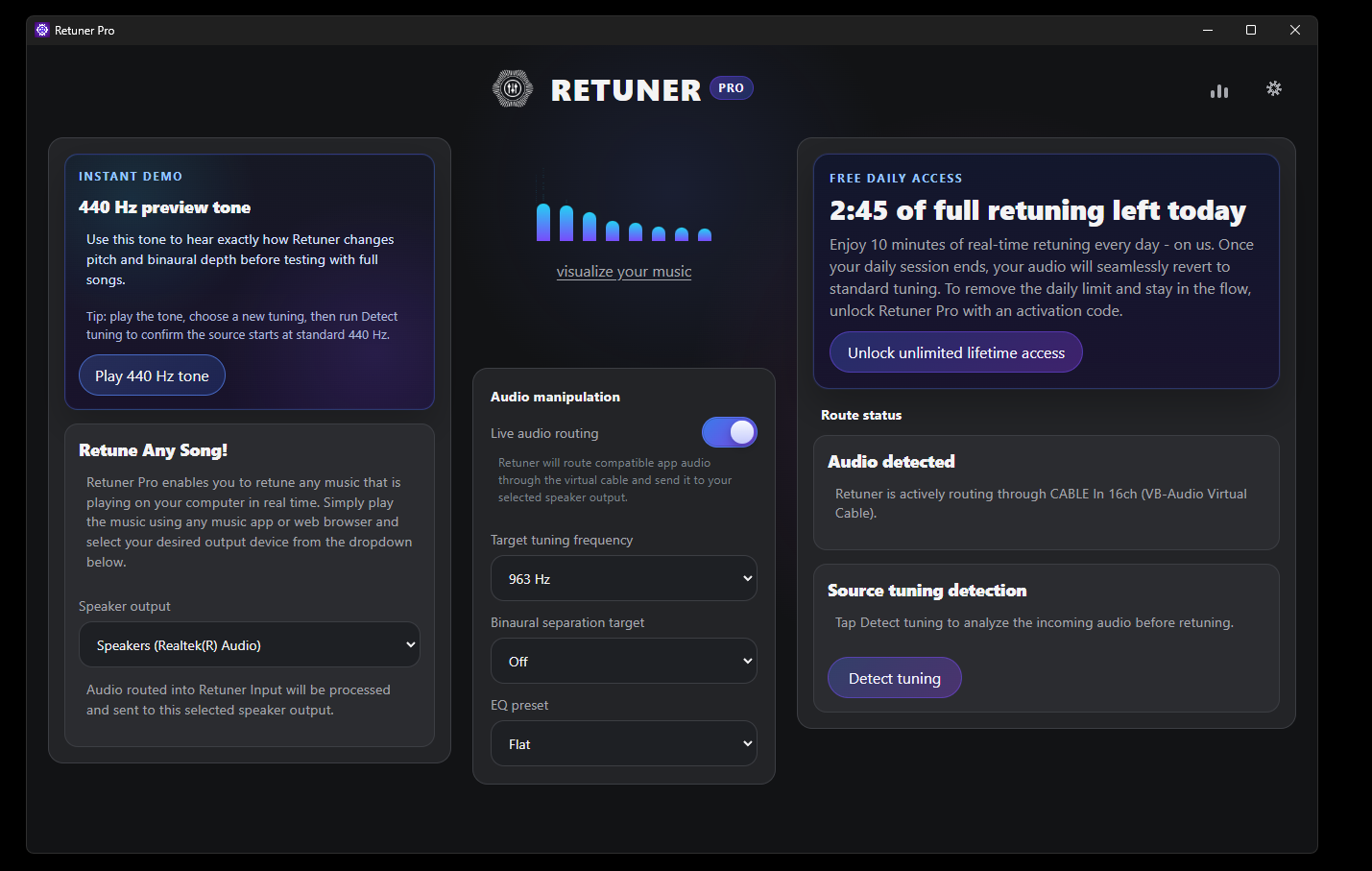🎧 RETUNER PRO IS HERE — RETUNE YOUR MUSIC. RE-TUNE YOUR LIFE.